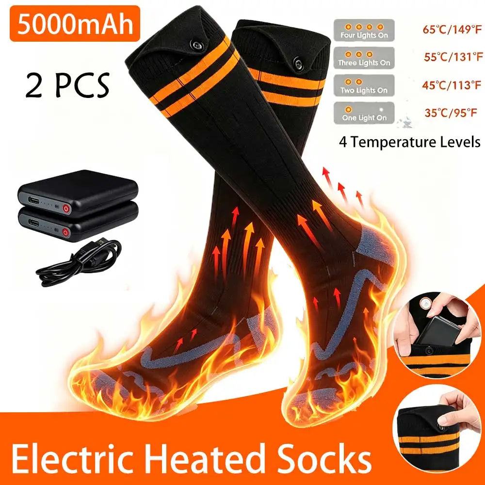 Rechargeable Heated Socks (5000mAh)