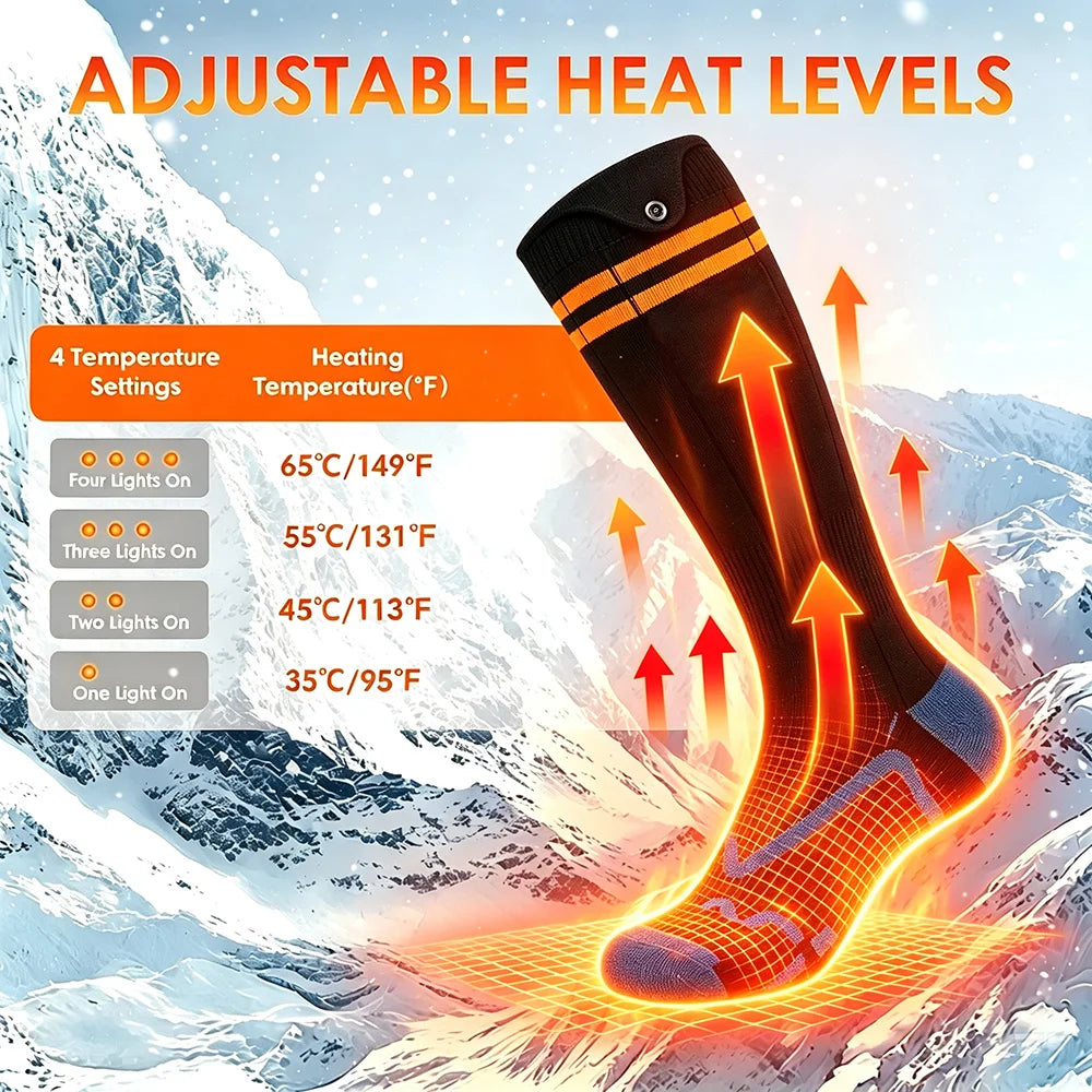 Rechargeable Heated Socks (5000mAh)