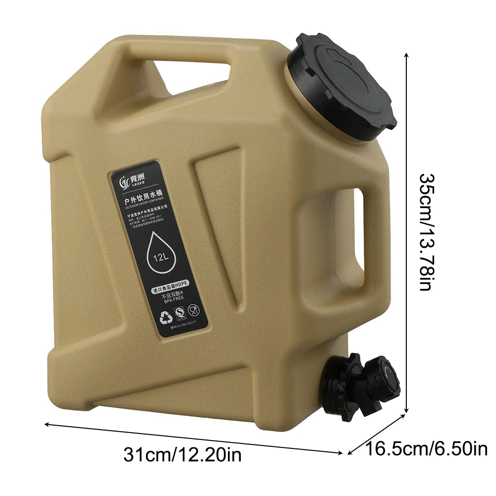 12L Water Carrier with Tap