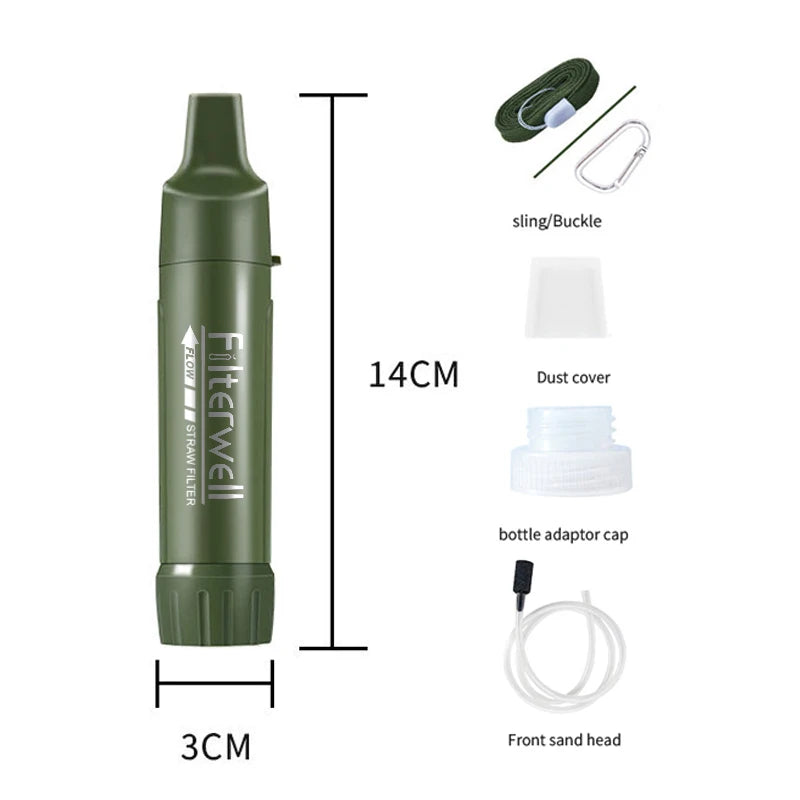 Portable Water Filter for Outdoor and Backup Use