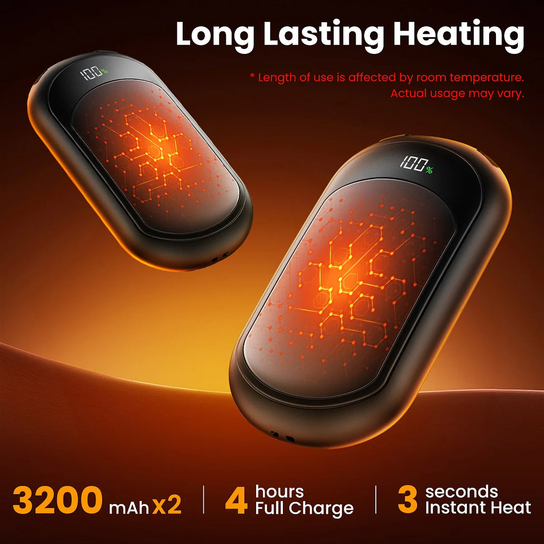 Rechargeable Hand Warmers (2 or 4 Pack)
