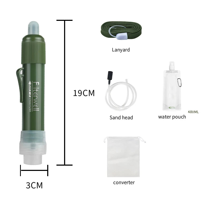 Carbon Water Filter Straw