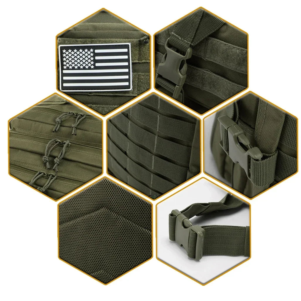 45L Tactical Grab Bag Backpack