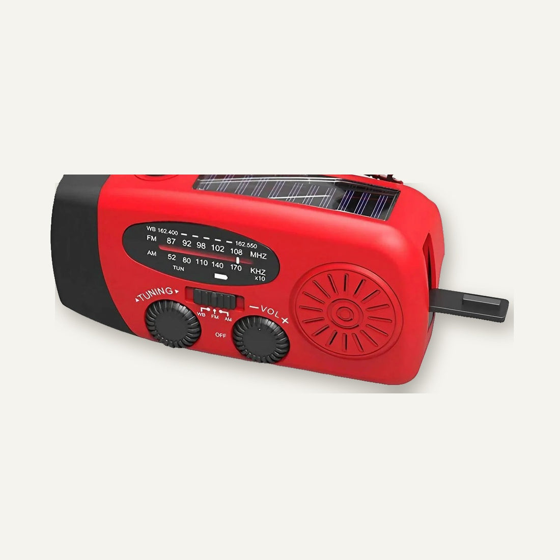 Wind-Up Solar Emergency Radio and Torch
