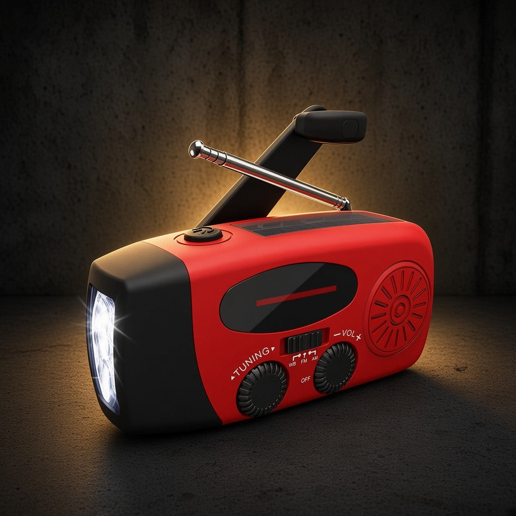 Wind-Up Solar Emergency Radio and Torch – Doomsday Supply Co.