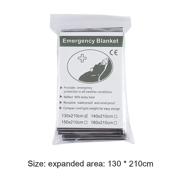 Emergency Foil Blankets (1 to 30 Pack)