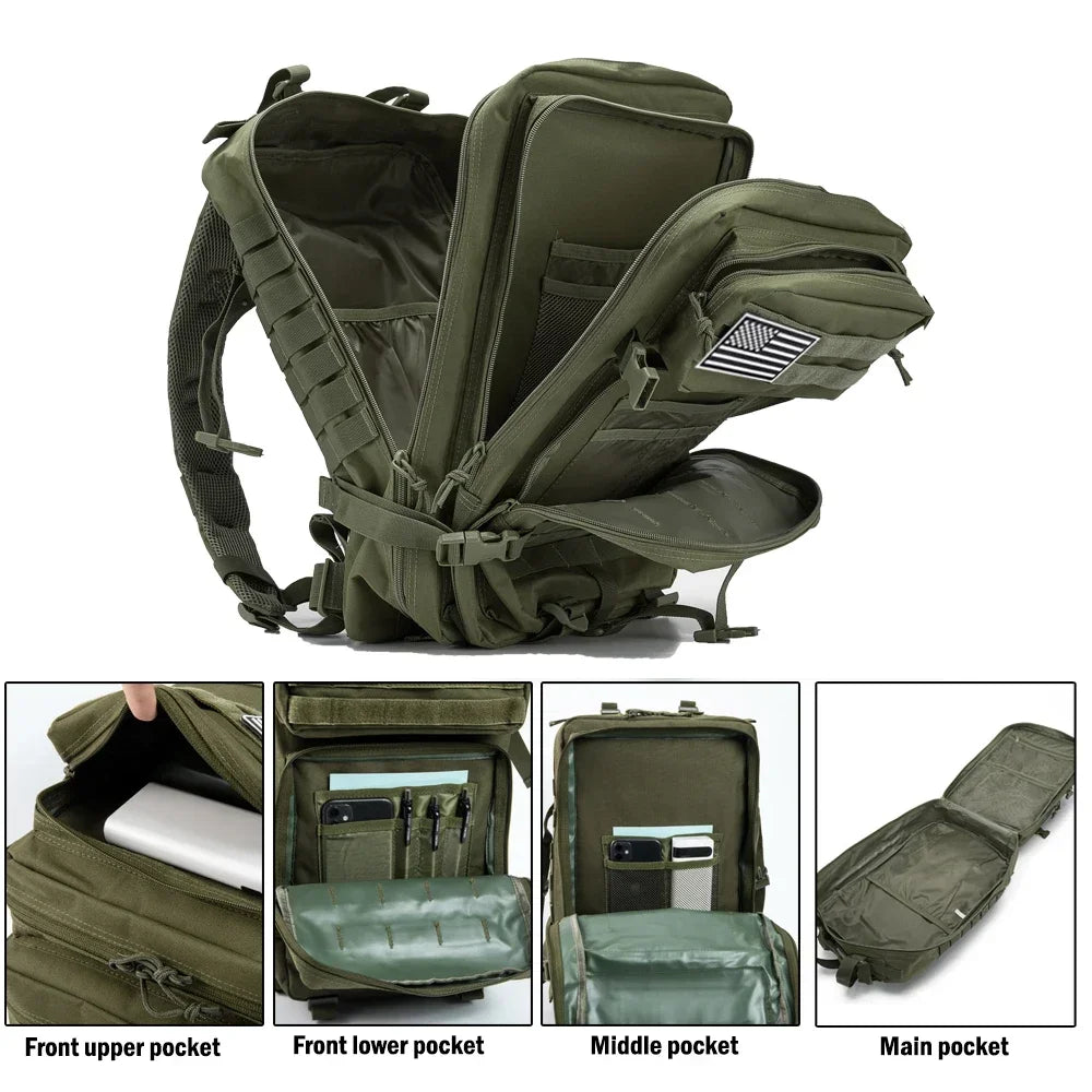45L Tactical Grab Bag Backpack