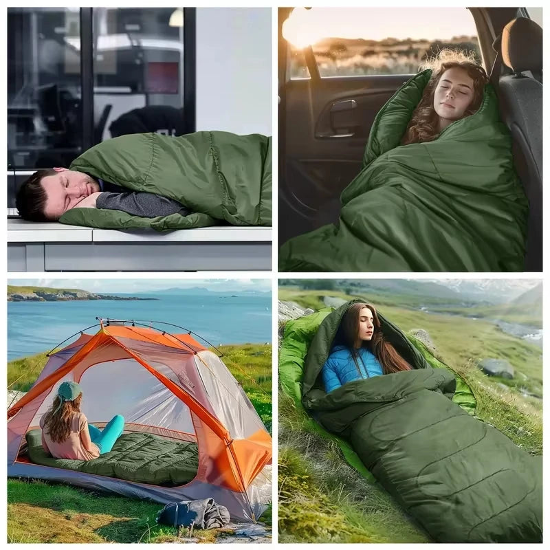 Camping Sleeping Bag Ultralight Waterproof  Warm Envelope Backpacking Sleeping Bags for Outdoor Traveling Hiking