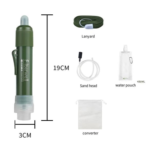 Carbon Water Filter Straw
