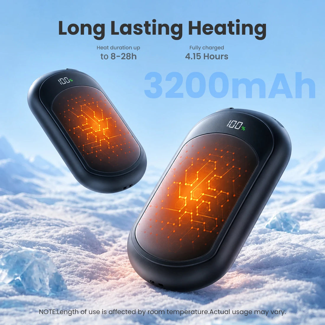 Rechargeable Hand Warmers (2 or 4 Pack)