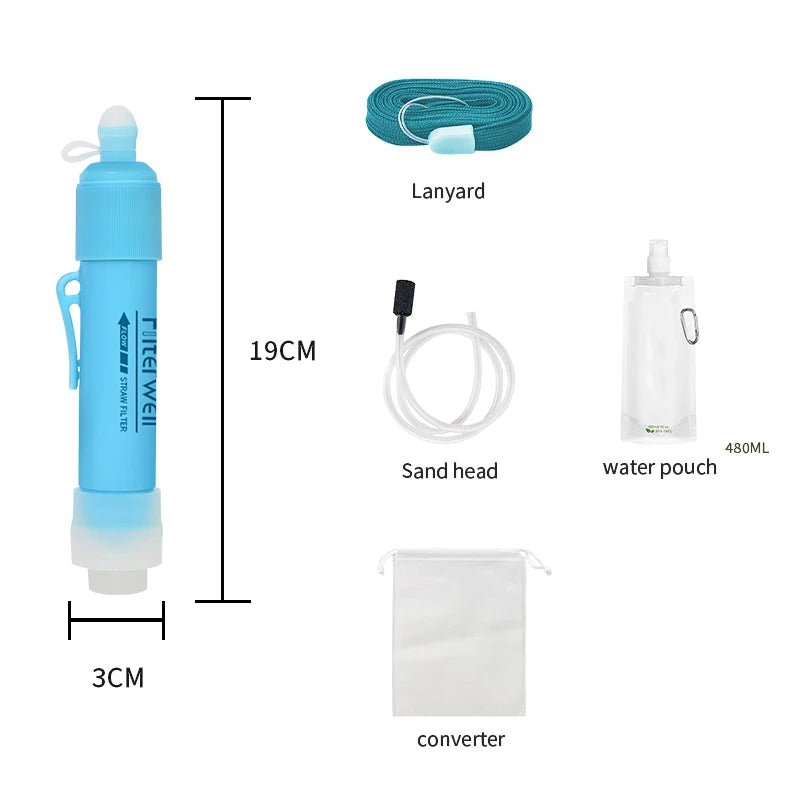 Carbon Water Filter Straw