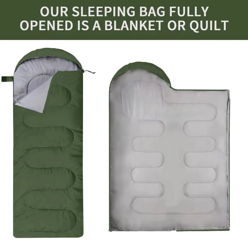 Camping Sleeping Bag Ultralight Waterproof  Warm Envelope Backpacking Sleeping Bags for Outdoor Traveling Hiking