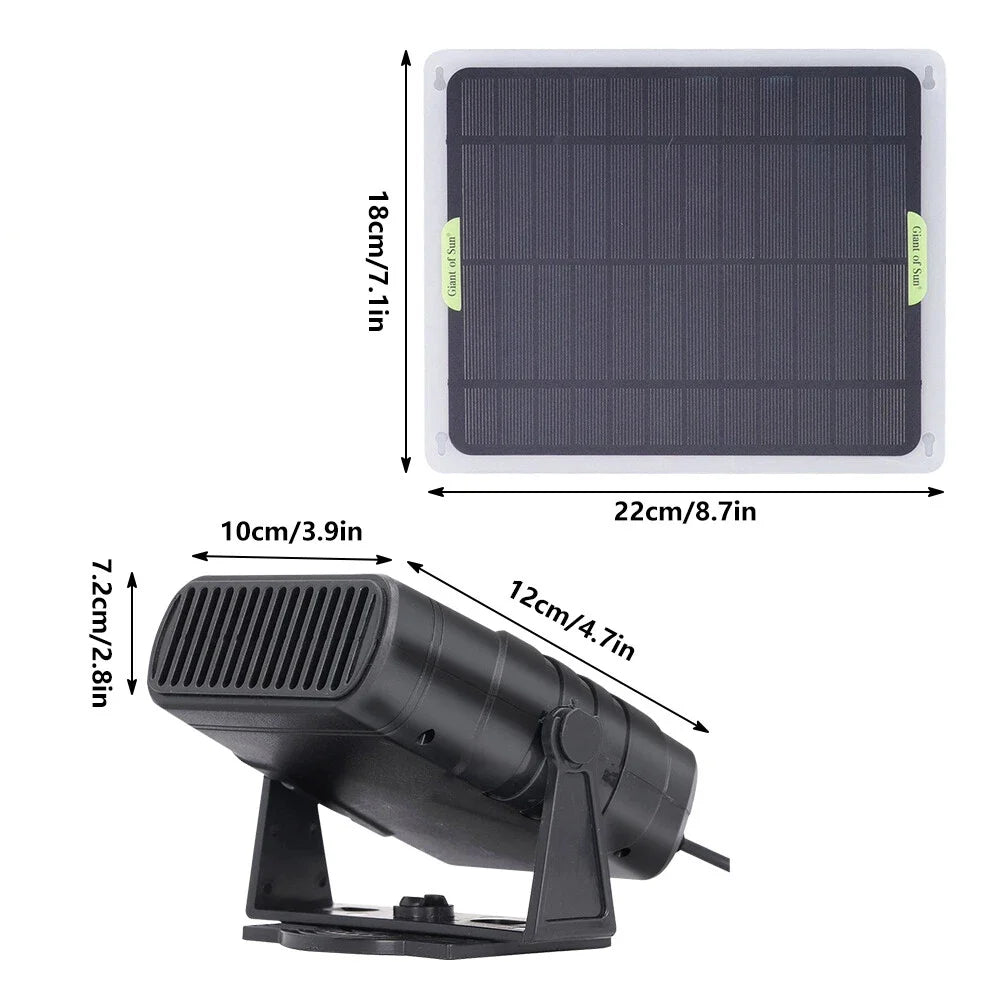 Solar 12V Mini Heater Kit (20W / 30W)