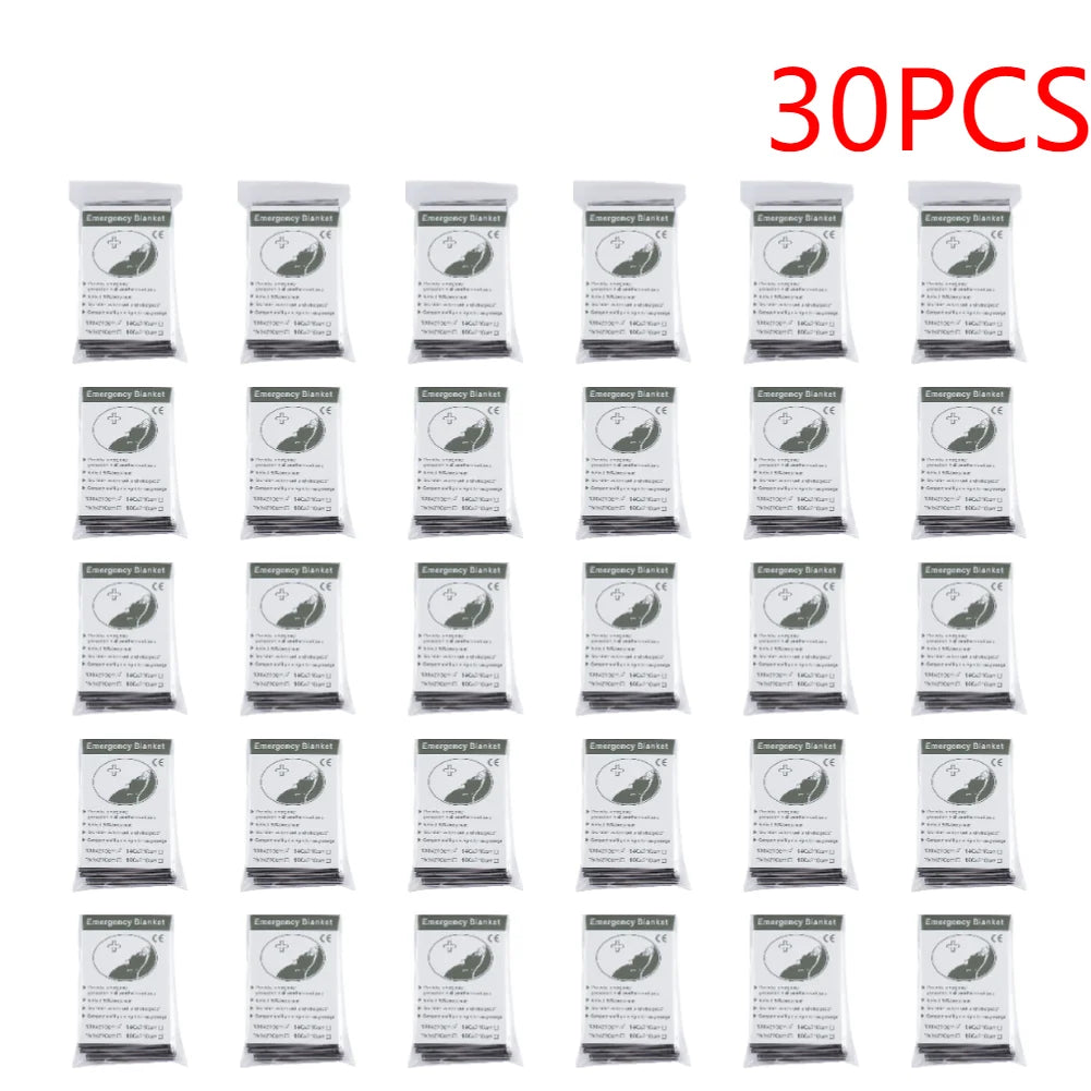 Emergency Foil Blankets (1 to 30 Pack)