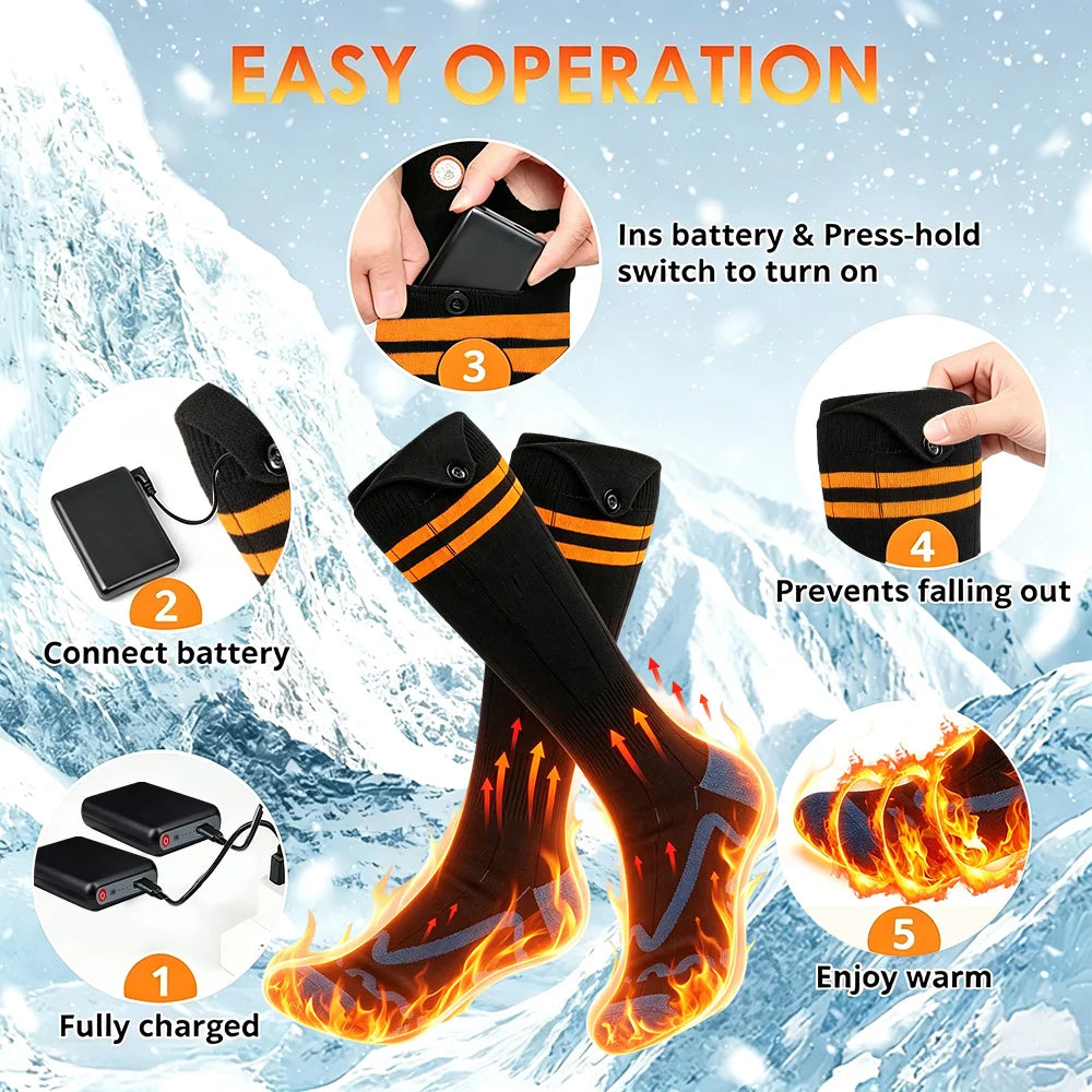 Rechargeable Heated Socks (5000mAh)