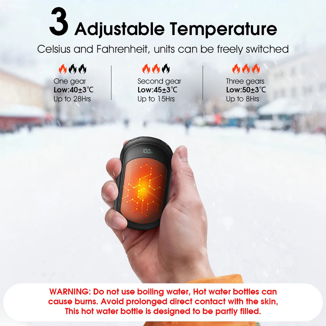 Rechargeable Hand Warmers (2 or 4 Pack)